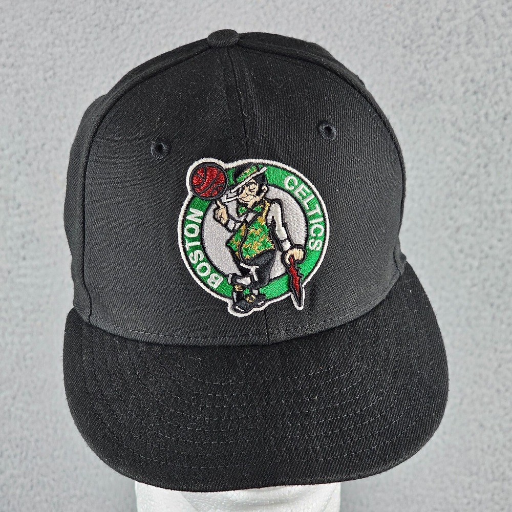 NBA Boston Celtics Hat Cap New Era 59Fifty Mens Size 7 Black